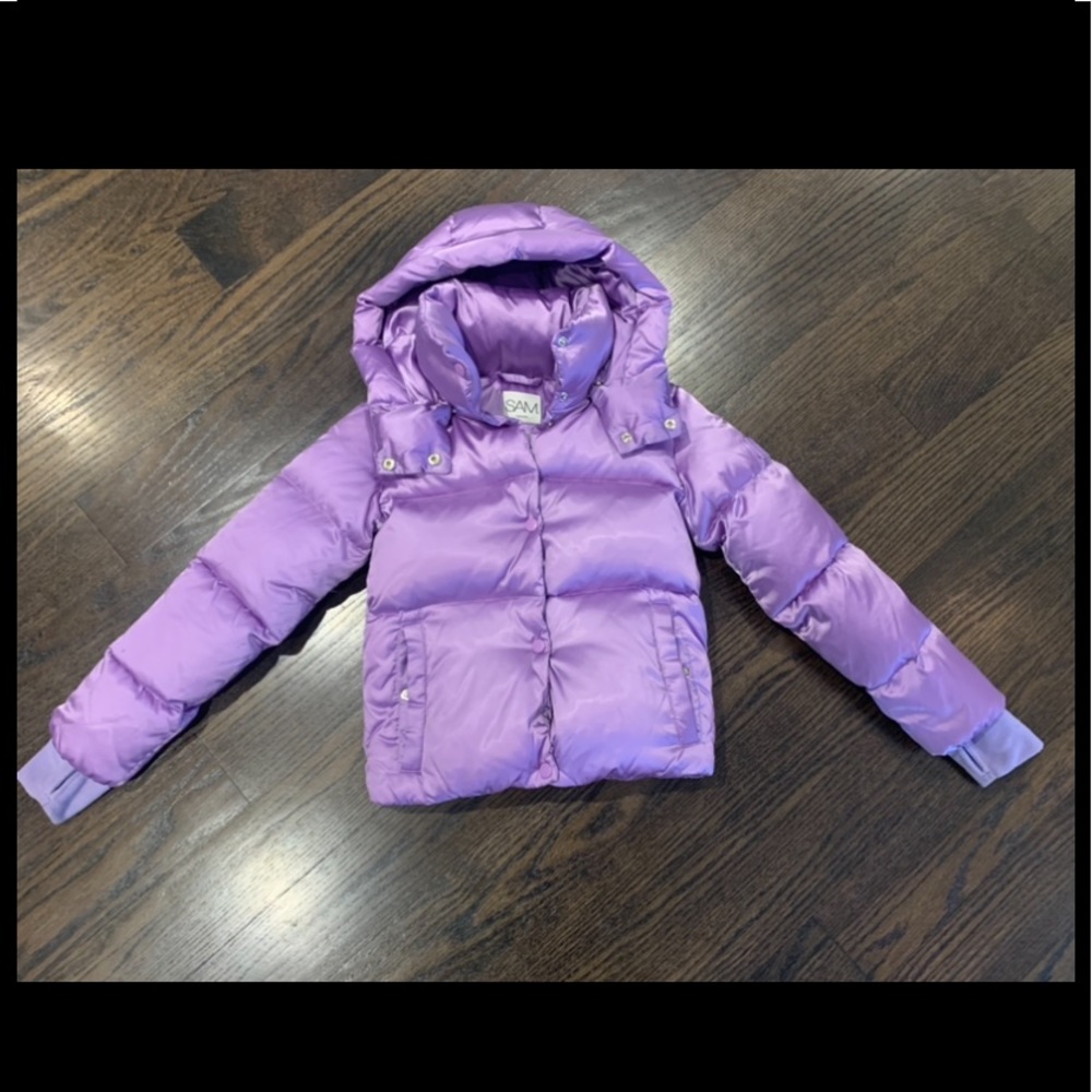 SAM NYC purple puffer